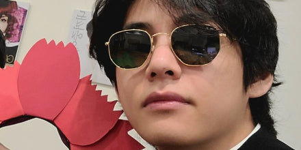Ray-Ban Hexagonal RB 3548N 001/58 Polarised - As Seen On Taehyung & Montana Brown